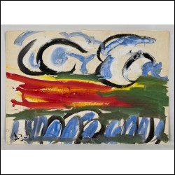 ЗВЕРЕВ Анатолий Тимофеевич (1931–1986) Красный язык пламени. 1961