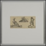 КРАСНОПЕВЦЕВ Дмитрий Михайлович (1925–1995) Три эскиза натюрмортов (с маской, с решеткой, с пнём). 1970‑е