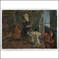 КРАСНОПЕВЦЕВ Дмитрий Михайлович (1925–1995) Учебная постановка по живописи. 1942