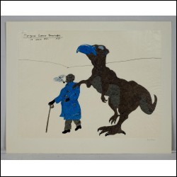 ДЖИКИЯ Александр Романович (1963) Прогулка Слепого Динозавра. 1995