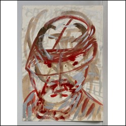 ЯКОВЛЕВ Владимир Игоревич (1934–1998) Красный портрет. Конец 1970‑х — начало 1980‑х