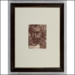 КАЛИНИН Вячеслав Васильевич (1939–2022) Автопортрет. 1978