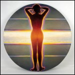 ШАБЛАВИН Сергей Петрович (1944) Море и фигура. Из серии «Горизонтали и вертикали». 1990