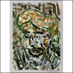 ЯКОВЛЕВ Владимир Игоревич (1934–1998) Зеленый портрет. Конец 1970‑х — начало 1980‑х