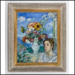 БУРЛЮК Давид Давидович (1882–1967) Маруся в Позитано. Италия. 1962