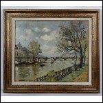 СЕКРЕТ Валерий Михайлович (1950) Весна. Сена. 1995