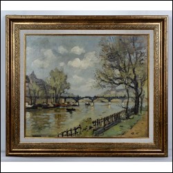 СЕКРЕТ Валерий Михайлович (1950) Весна. Сена. 1995