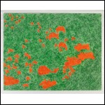 ЧЕРНЫШОВ Михаил Иванович (1945) Атака оранжевых на зеленом фоне. 2003