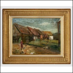 ТЕРЕШКОВИЧ Константин Андреевич (1902–1978) Хозяйский двор. 1930‑е