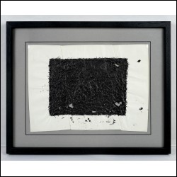 ТУРЕЦКИЙ Борис Захарович (1928–1997) Из второго абстрактного периода. Черная структура № 2. Конец 1960‑х — начало 1970‑х