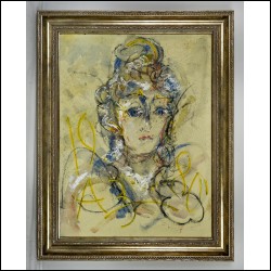 ЗВЕРЕВ Анатолий Тимофеевич (1931–1986) Портрет в стиле XIX века. 1980