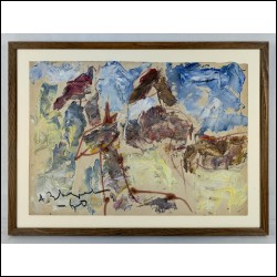 ЗВЕРЕВ Анатолий Тимофеевич (1931–1986) Козы в горах. 1960