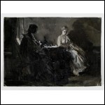 КРАСНОПЕВЦЕВ Дмитрий Михайлович (1925–1995) Автопортрет с женой. 1947