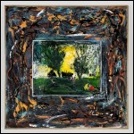 СЛЕПЫШЕВ Анатолий Степанович (1932–2016) Маленькая деревня. Сельский пейзаж. 1993