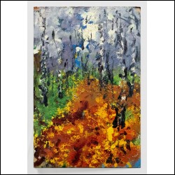 БУХ Арон Фроимович (1923–2006) Пейзаж ноябрь. 1998