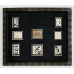 КРАСНОПЕВЦЕВ Дмитрий Михайлович (1925–1995) 8 эскизов натюрмортов. 1970–80‑е