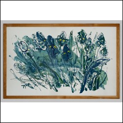 ЛЕВИЦКАЯ Татьяна Евгеньевна (1944) Ирисы. 2005