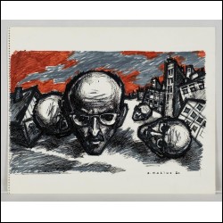 РАБИН Оскар Яковлевич (1928–2018) Автопортрет. 1980