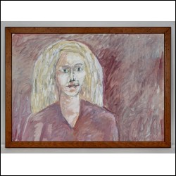 ЯКОВЛЕВ Владимир Игоревич (1934–1998) Портрет молодой девушки в розовых тонах. 1978