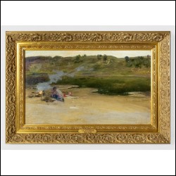 АРХИПОВ Абрам Ефимович (1862–1930) На берегу реки. Конец 1880‑х — 1890‑е
