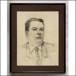САРЬЯН Мартирос Сергеевич (1880–1972) Мужской портрет. 1958