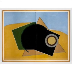 ШТЕЙНБЕРГ Эдуард Аркадьевич (1937–2012) Композиция с коричневым треугольником. 1989