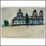 ВОРОНОВА Люся (1953) Синее здание. 1996