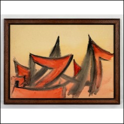 ВЕЧТОМОВ Николай Евгеньевич (1938–2007) Красные формы. 1962