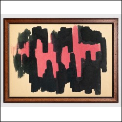 ВЕЧТОМОВ Николай Евгеньевич (1938–2007) Черно‑красная композиция. 1962