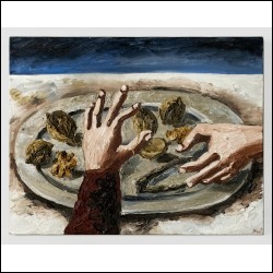 НЕСТЕРОВА Наталья Игоревна (1944–2022) Тарелка с грецкими орехами. 2004
