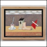 ПИВОВАРОВ Виктор Дмитриевич (1937) Стол и дом. 1984