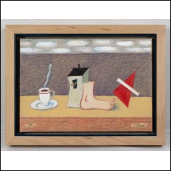 ПИВОВАРОВ Виктор Дмитриевич (1937) Стол и дом. 1984