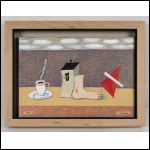 ПИВОВАРОВ Виктор Дмитриевич (1937) Стол и дом. 1984