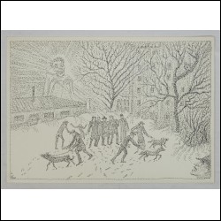 СВЕШНИКОВ Борис Петрович (1927–1998) Собачья прогулка. 1997