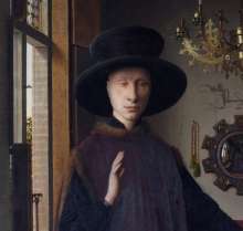 Jan van Eyck. The Arnolfini Portrait. 1434. Fragment