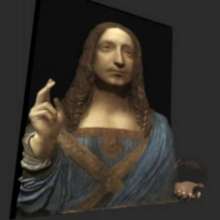 Леонардо да Винчи, «Спаситель мира», виртуальная модель